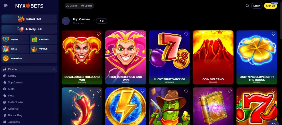 Nyxbets Casino – Complete online casino ervaring image 1
